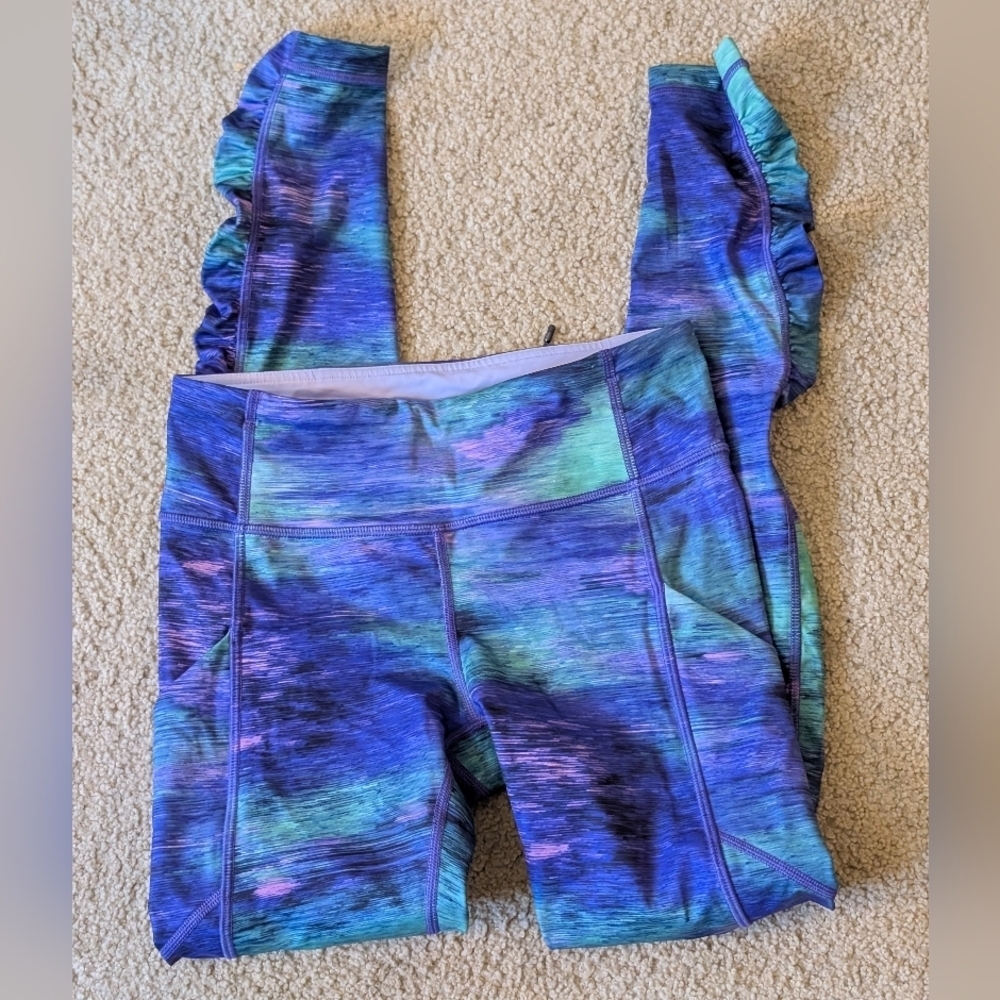 Lululemon Rio Nights Purple Print Full Legging Size 4